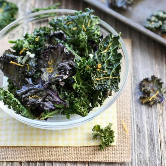 Toaster Oven Kale Chips