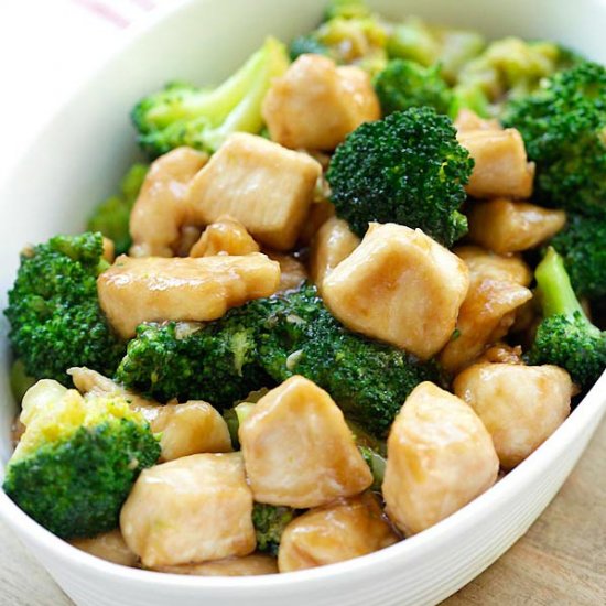 Chicken and Broccoli