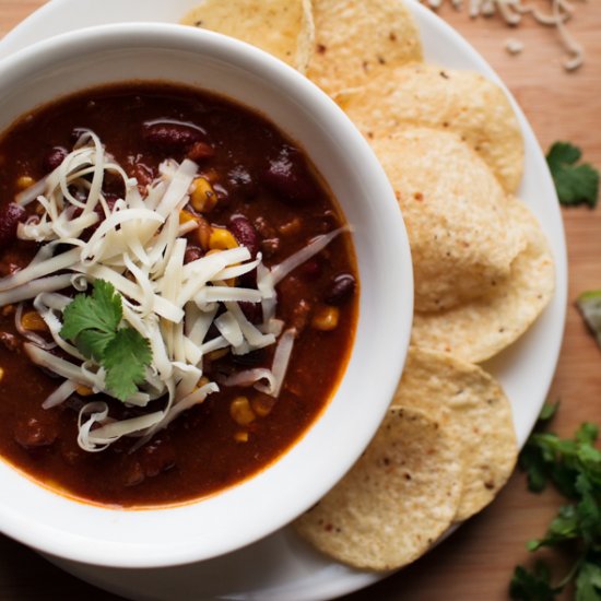 Simple Crockpot Chili