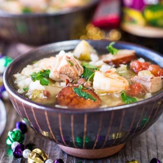 Shrimp, Duck and Andouille Gumbo