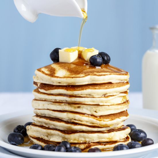 Fluffy American Pancakes