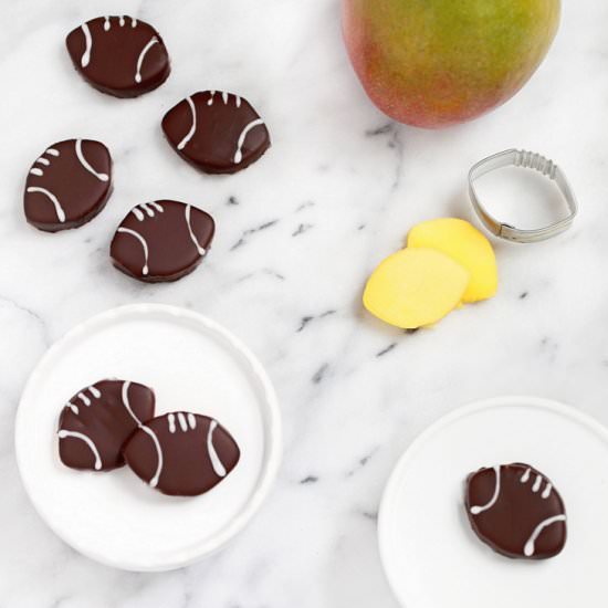 Mini Chocolate Mango Footballs