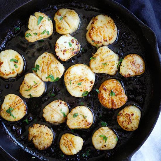 Brown Butter Scallops