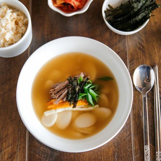 Korean Rice Cake Soup