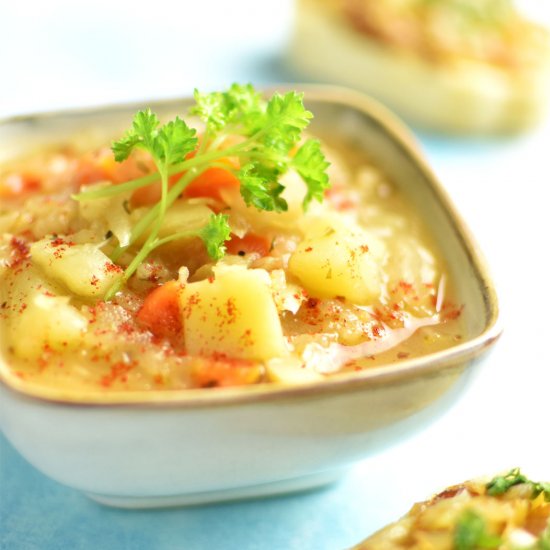 Traditional Sour Cabbage Soup