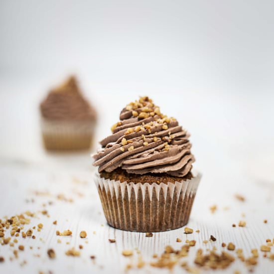 Hazelnut Cupcakes