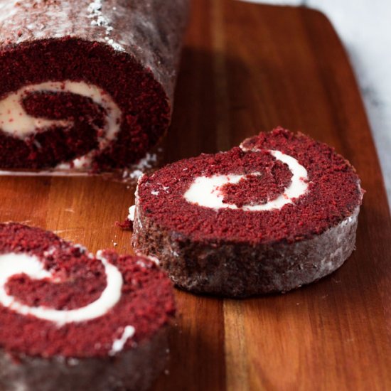 Red Velvet Roulade