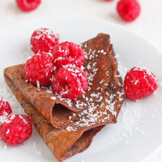 Dark Chocolate Crepes