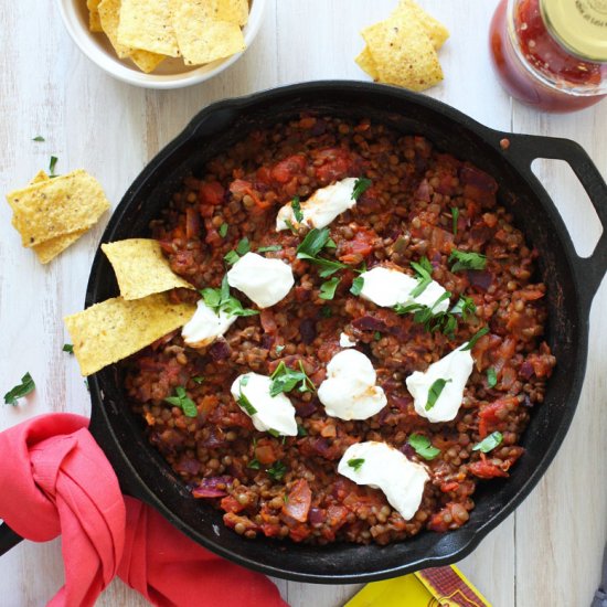 Lentil Taco Dip