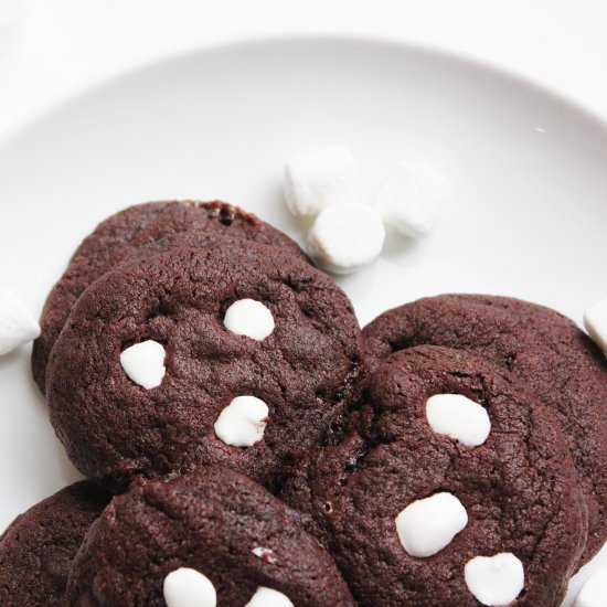 Hot Cocoa Marshmallow Cookies