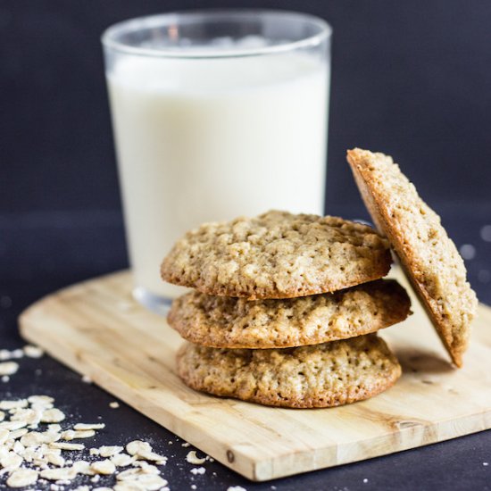 All Oat Brown Sugar Biscuits