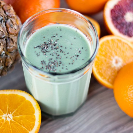 Citrus Pineapple Energy Smoothie