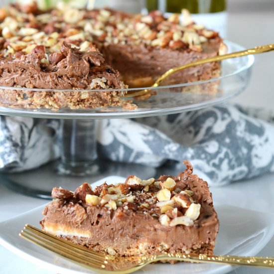 No-bake Nutella Espresso Cheesecake