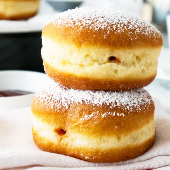 Jelly filled Carnival Donuts