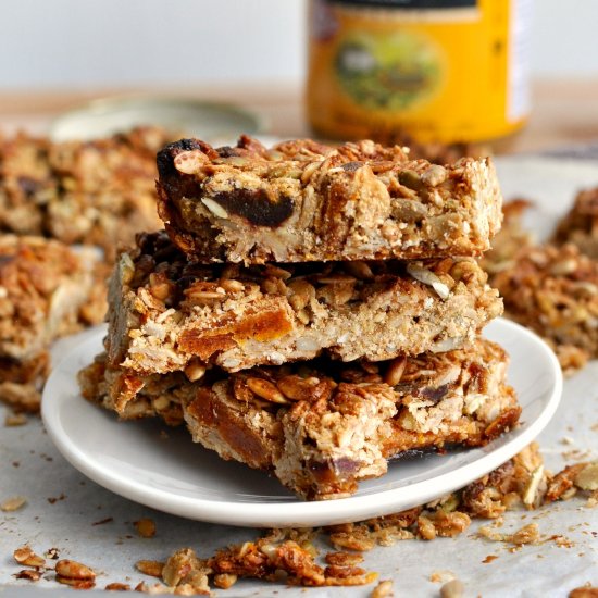 Apricot Sunflower Granola Bars