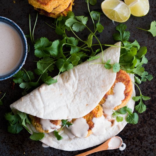 Carrot falafel