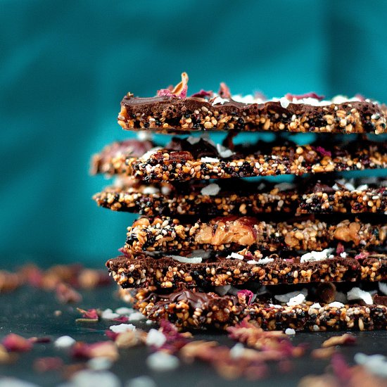 Quinoa and Sesame Seed Brittle