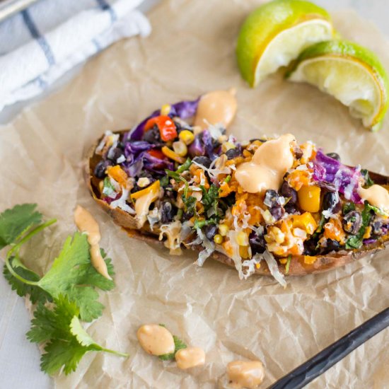 Chipotle Stuffed Sweet Potatoes