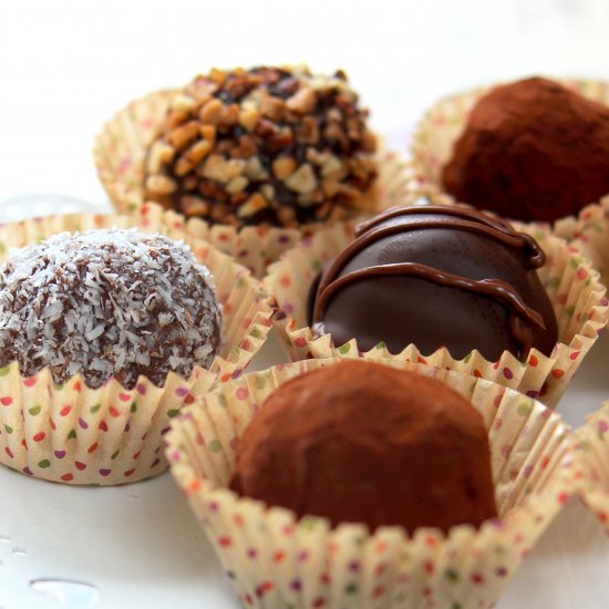 Chocolate Truffles Three Styles