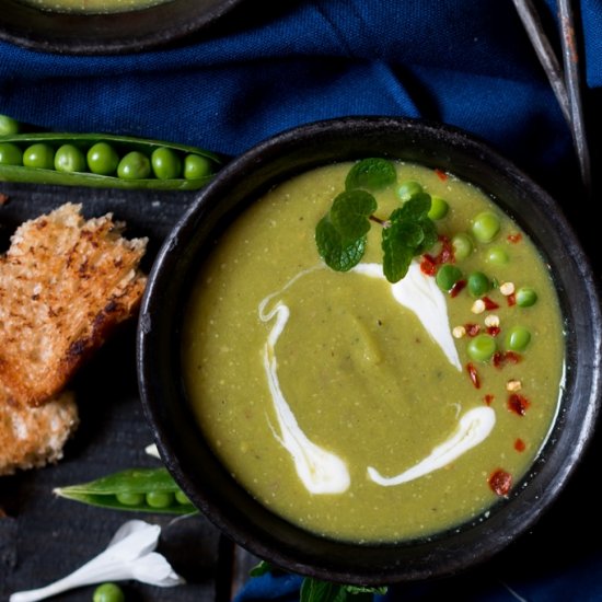 Green Peas Soup