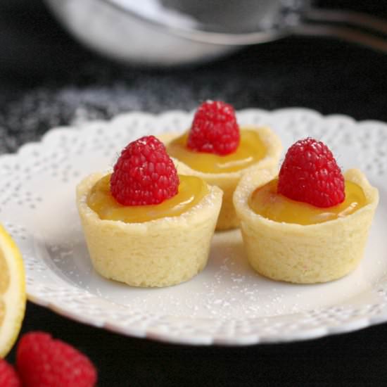 Lemon Raspberry Tartlets