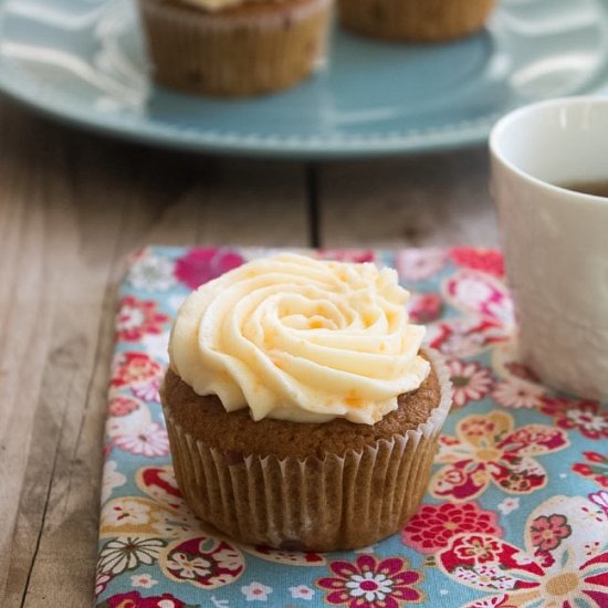 Carrot and Orange Cupcakes