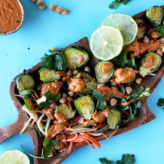 Spicy Thai Brussels Sprouts