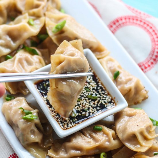 Pineapple Kimchi Dumplings