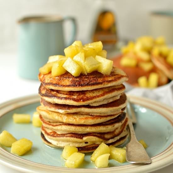 Sugar-Free Oatmeal Spelt Pancakes