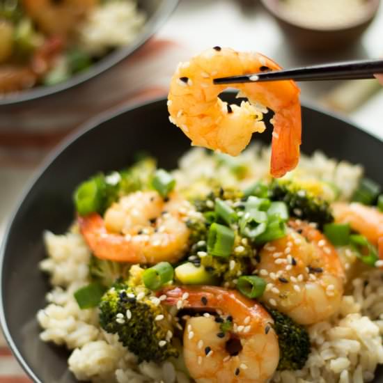 Orange Sesame Shrimp