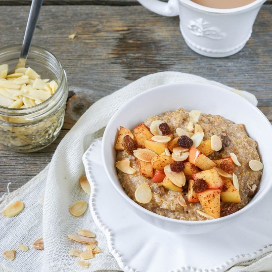 Quinoa Porridge with Sautéed Apples