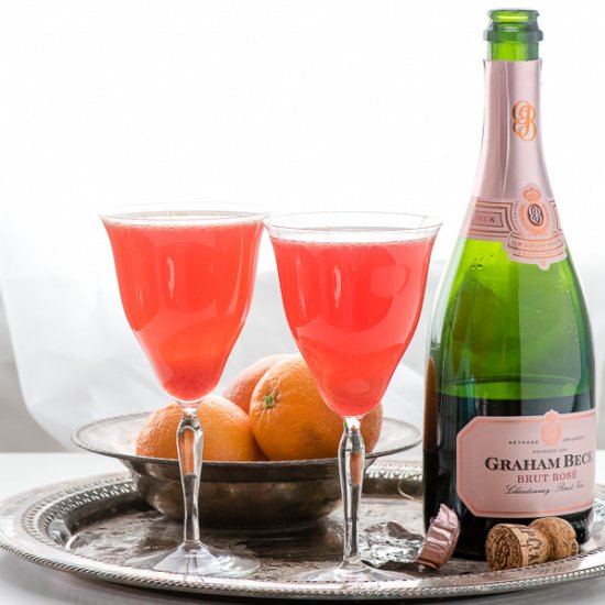 Blood Orange Mimosas