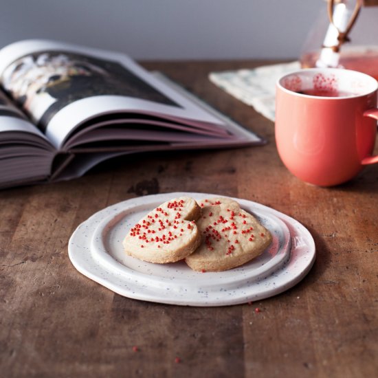 TEA INFUSED SHORTBREAD COOKIES