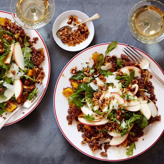 Quinoa and beet salad