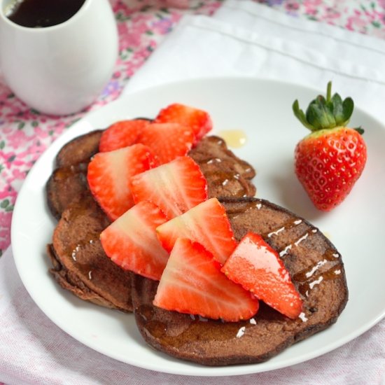 Coconut Chocolate Pancakes