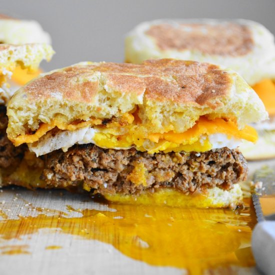 Breakfast Sausage Sandwiches