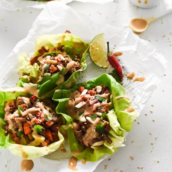 Thai Lettuce Wraps