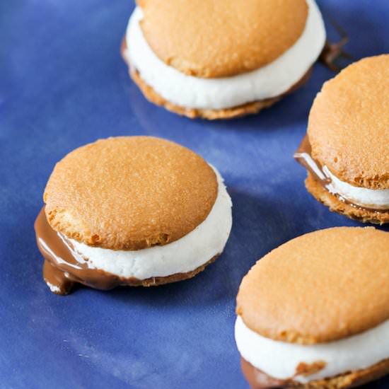 Vanilla Wafer Microwave S’mores