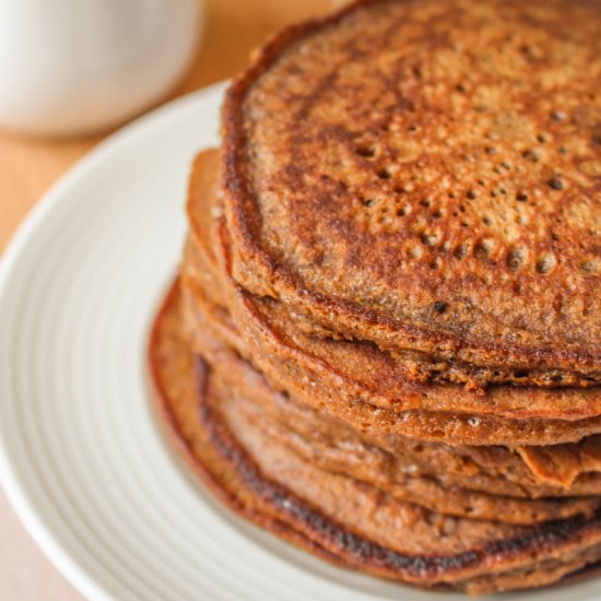 Gingerbread Pancakes & Lemon Sauce