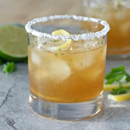 Preserved Lemon Spicy Margarita