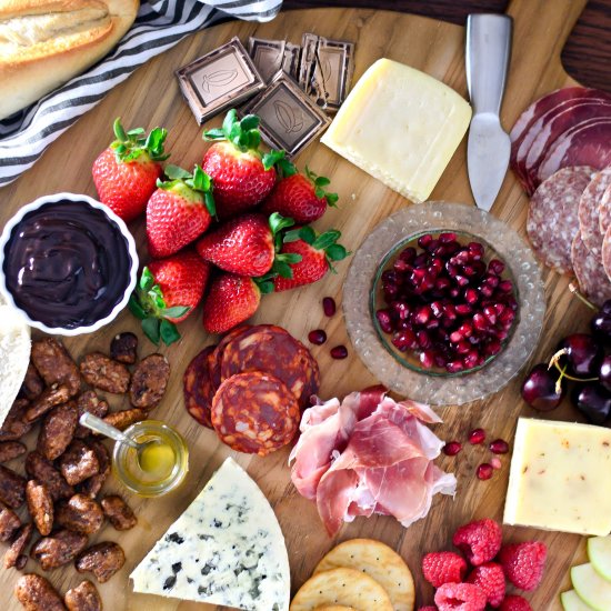 Valentine’s Day Cheese Board