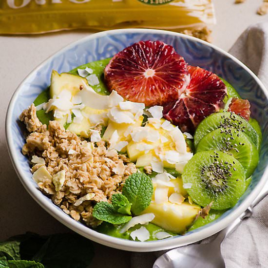 Mint Green Smoothie Bowl