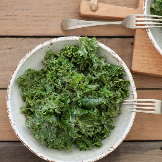 Lime & Tahini Kale Salad