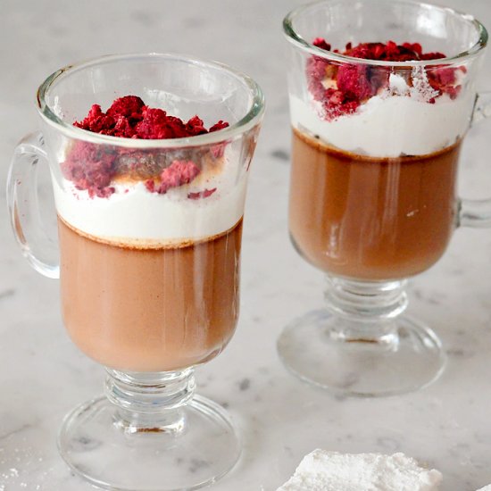 “Hot” Chocolate Pots de Creme