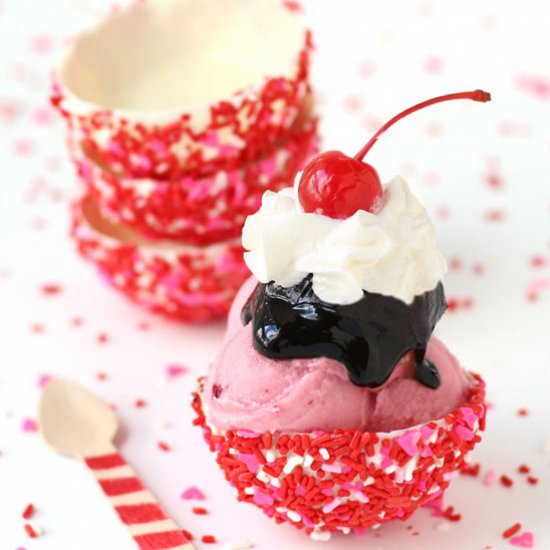 Valentine’s Day Chocolate Bowls