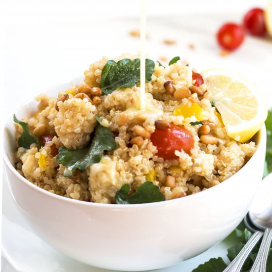 Lemon Vinaigrette Quinoa Salad