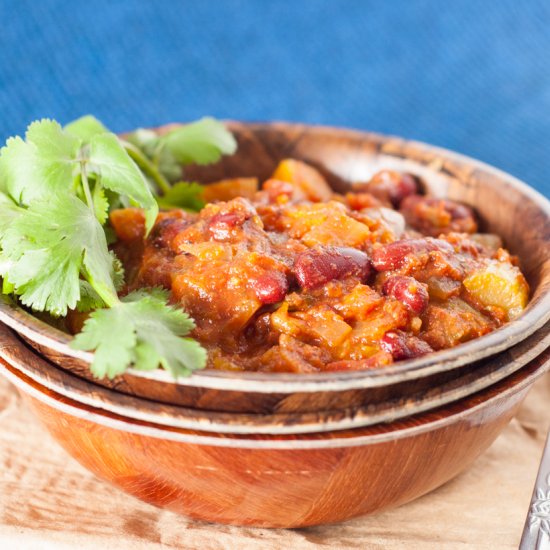 Slowcooker Butternut Squash Chili