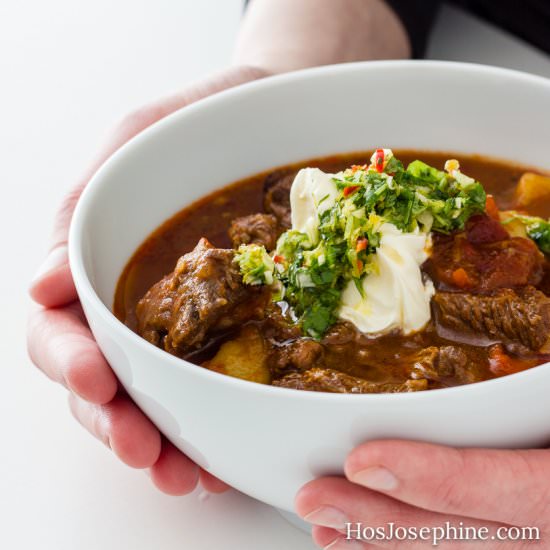 Goulash Soup with Gremolata