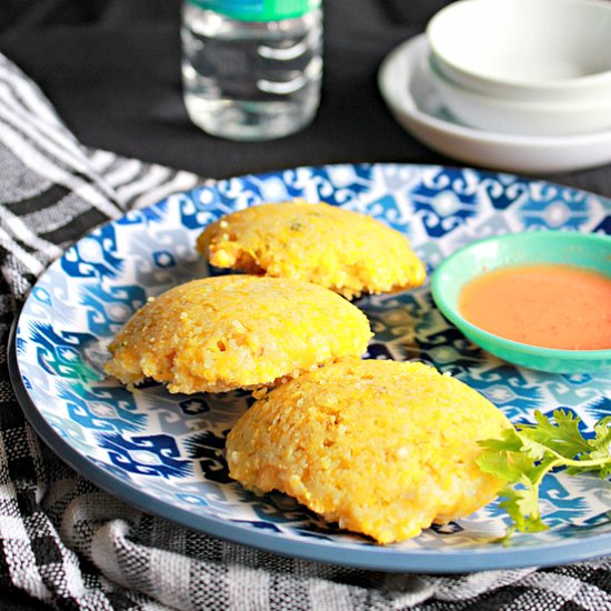 Yellow Pumpkin And Millet Cakes