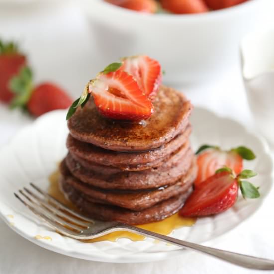 Healthy Beetroot Pancakes